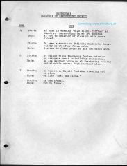 ERDBEBEN --- Cue Sheet