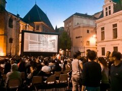 Kino-Open-Air Weil in Frankreich