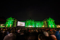 Open-Air-Kino in Münster vor dem Schloß